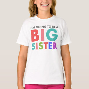 T-shirt Je vais être une grande soeur