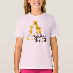 T-shirt Je vais être une grande soeur