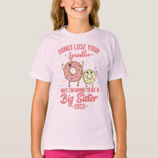 T-shirt Je vais être une grande soeur 2023 Grossesse
