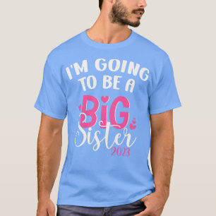 T-shirt Je vais être une grande soeur 2023 Grossesse Annou