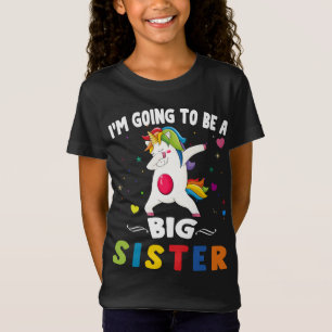T-Shirt Je vais être une grande soeur à venir 2020 Unico