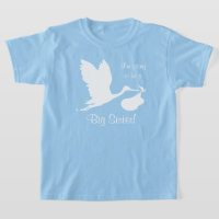 Je vais être une grande soeur cigogne blanche