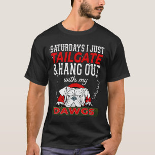 T-shirt Je Vais Juste Tailgate Et Hangout Avec Mes Dawson 