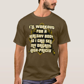 T-shirt Je vais m'entraîner pour un organisme de santé afi