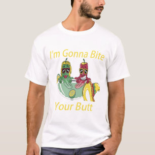 T-shirt Je vais mordre votre bout