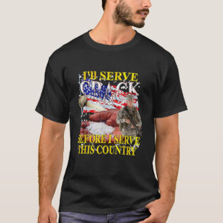 T-shirt Je vais servir du crack avant de servir ce pays