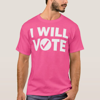 T-shirt Je Vais voter