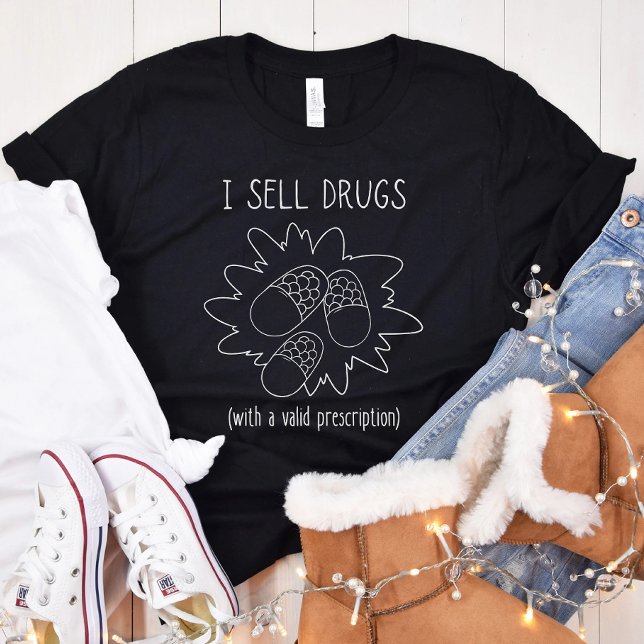 T-shirt Je Vends Des Médicaments - Drôle Pharmacien - Phar (Créateur téléchargé)