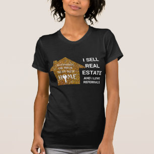 T-shirt Je Vends Immobilier Love Référentiels Parties scin