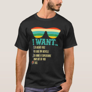 T-shirt Je Veux Casser Gratuitement Pour Faire Le Tour De