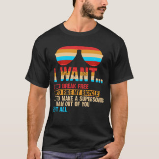 T-shirt Je veux casser Gratuitement pour faire le tour de 