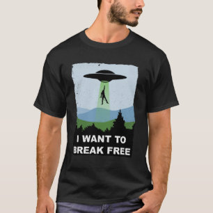 T-shirt Je veux casser libre - Freddie retourne à Mercury
