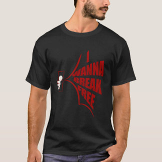 T-shirt Je veux casser l'oiseau libre