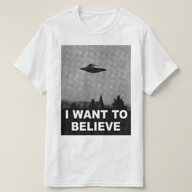 T-SHIRT JE VEUX CROIRE (Design devant)