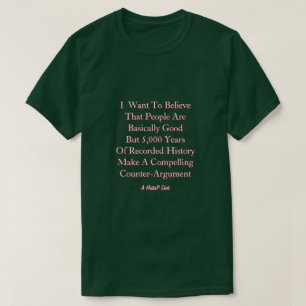 T-shirt Je Veux Croire... Chemise MisterP