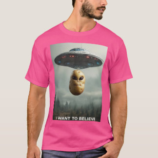 T-shirt JE VEUX CROIRE Pommes de terreArentReal
