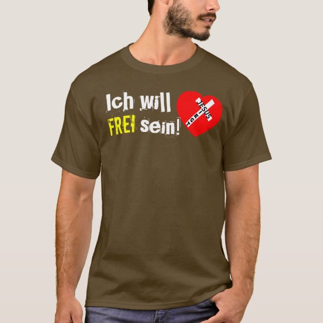 T-shirt Je veux être LIBRES ! - Triomphe Jesus (Devant)