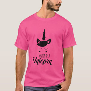 T-shirt Je Veux Être Une Unicorne
