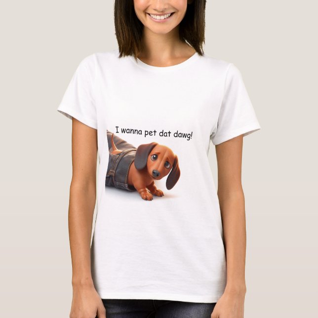 T-shirt Je Veux Faire Paître Ce Chien (Devant)