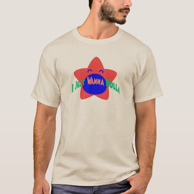 T-shirt Je veux juste crier  (Devant)