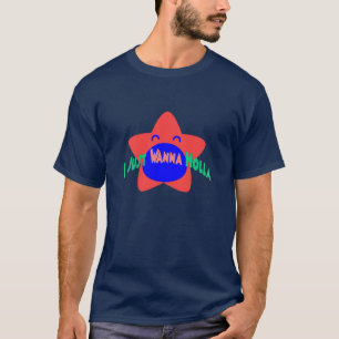 T-shirt Je veux juste crier Navy Blue