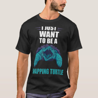 T-shirt Je Veux Juste Être Un Animal De Mer Tour Snapping