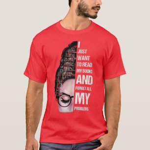 T-shirt Je Veux Juste Lire Mes Livres, Lecteur De Livre De