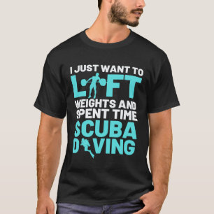 T-shirt Je veux juste soulever des poids et passer du temp