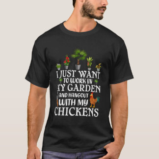 T-shirt Je Veux Juste Travailler Dans Mon Jardin Et Me Per