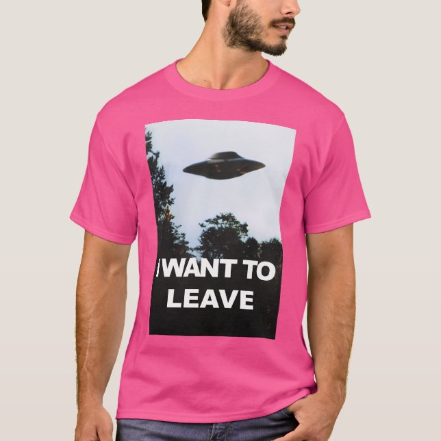 T-shirt Je Veux Partir (Devant)
