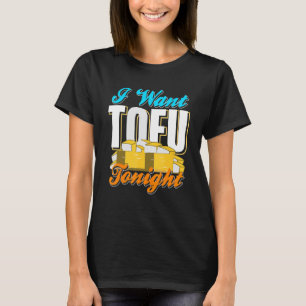 T-shirt Je veux TOFU ce soir Retro Cool Vegan Designs Pres