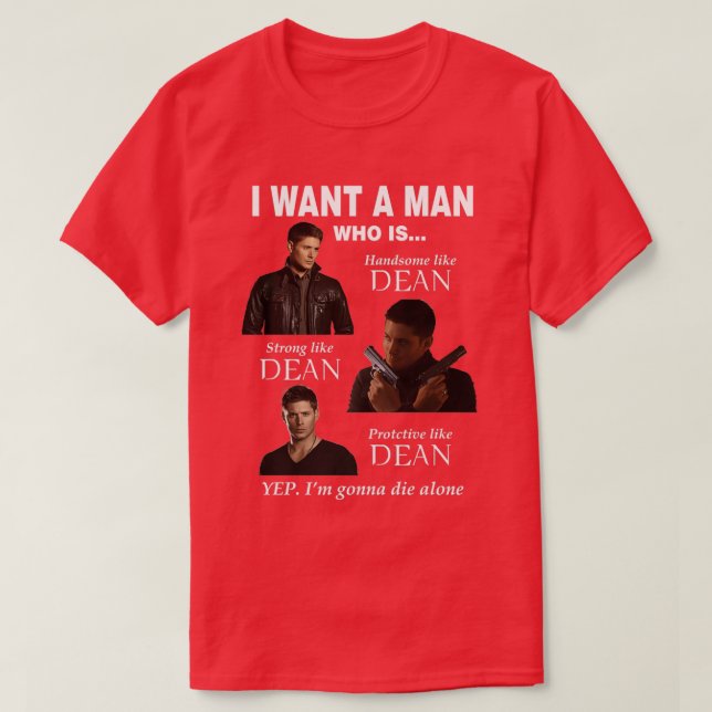 T-shirt Je Veux Un Homme (Design devant)