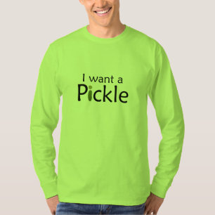 T-shirt Je veux une chemise de conserves au vinaigre