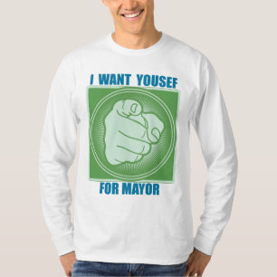 T-SHIRT JE VEUX YOUSEF COMME MAIRE