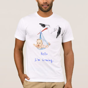 T-shirt Je viens... Chaussures porteuses de bébés amusante