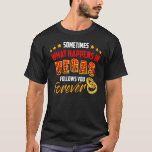 T-shirt Je viens de me marier à Las Vegas Mariage
