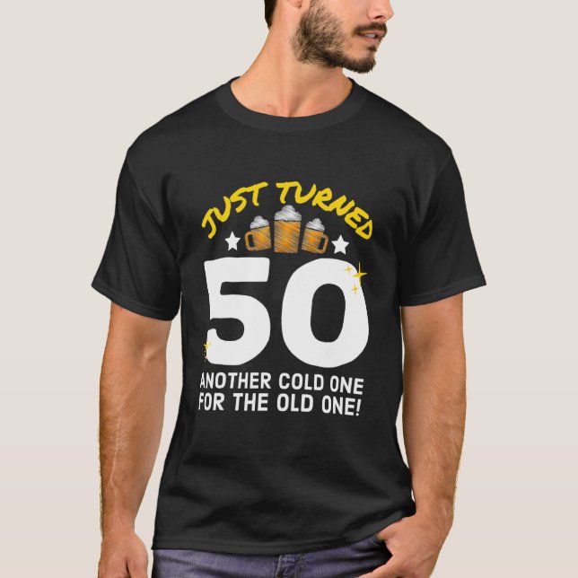 T-shirt Je Viens De Tourner 50 Froid Un Pour L'Ancien 50E  (Devant)