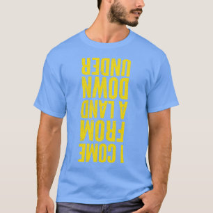 T-shirt Je Viens D'Un Terrain Sous Le Design De La Fierté 