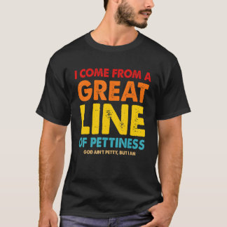 T-shirt Je Viens D'Une Grande Ligne De Petite