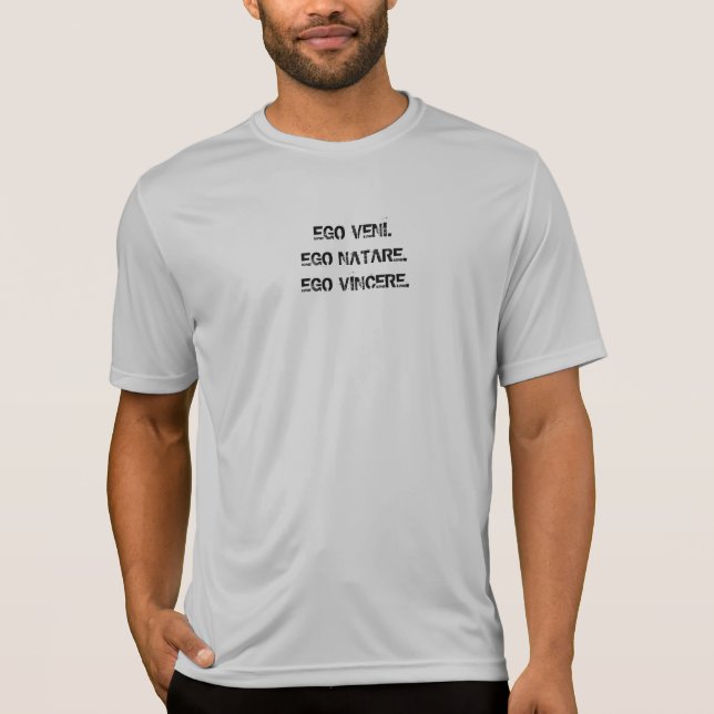 T-shirt Je viens. Je nage. Je gagne (Devant)
