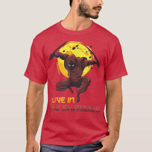 T-shirt Je Vis Dans Les Ombres - Anime Ninjas - Manga Samu
