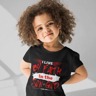 T-Shirt Je vis par la foi - Prière Saint-Esprit pour les f