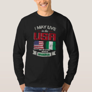 T-shirt Je Vis Peut-Être Aux Etats-Unis Mais Mon Histoire