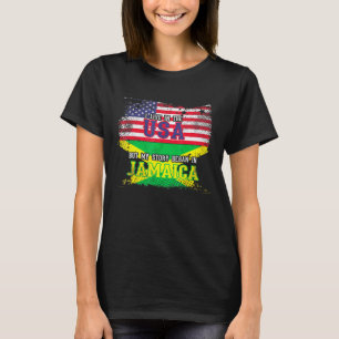 T-shirt Je Vis Peut-Être Aux Etats-Unis Mais Mon Histoire