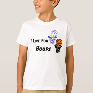 T-shirt Je Vis Pour Hoops Boys Tee