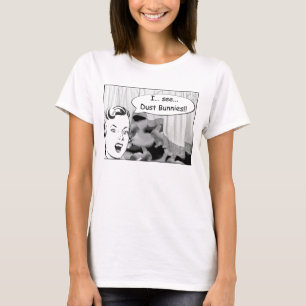 T-shirt Je vois des lapins de la poussière