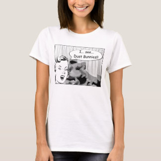 T-shirt Je vois des lapins de la poussière
