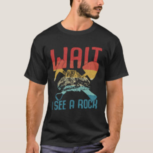 T-shirt Je vois une roche Géologie Géologue Collectionneu
