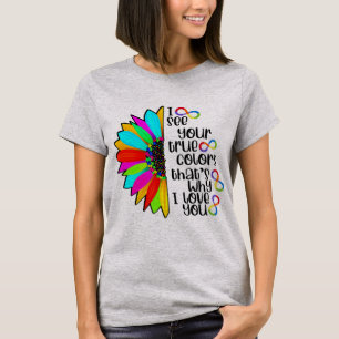 T-shirt Je Vois Votre Vraie Infinité Couleur Neuroplongeur