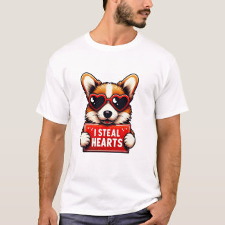 T-shirt Je vole Coeurs Enfants Hommes